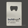 Promotion cheap metal bottle opener business card